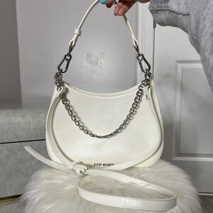 STEVE MADDEN WHITE HANDBAG OR SHOULDER BAG